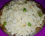 A picture of step 3 of Jeera Rice.