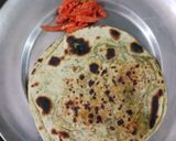 A picture of step 4 of Tofu stuff palak paratha.