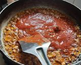 A picture of step 3 of Itallian red sauce cheese pasta 🍝 masala.