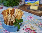 Foto langkah ke 9 dari resep Roti Gulung Nutella Pisang Keju.