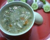 A picture of step 4 of Healthy egg chicken soup.