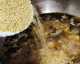 A picture of step 4 of Daliya upma (Broken wheat upma).
