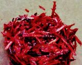 A picture of step 3 of BeetCarrot Salad.