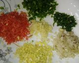 A picture of step 1 of Chicken dumplings.