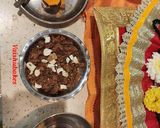 A picture of step 7 of Jaggery Halwa.