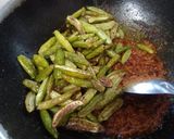 A picture of step 5 of Kundru curry.