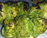 A picture of step 7 of Hariyali murgh kebab.