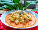 Foto langkah ke 8 dari resep Gnocchi Creamy Tomato Sauce.