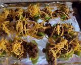 A picture of step 8 of Cheesy Bell Pepper Nachos.