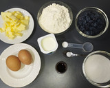 Foto del paso 1 de la receta: Muffins de yogurt y arándanos🧁🍇