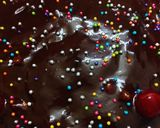 A picture of step 8 of Ice cream cake.