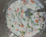 A picture of step 2 of Curd Poha.