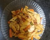 A picture of step 3 of Pasta in red sauce.