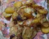 Foto del paso 11 de la receta: Pollo al horno con salsa de morrón y papas