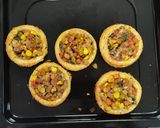 A picture of step 8 of Cheesy veg discs.