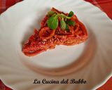 Foto del passaggio 8 della ricetta Pizza di Maccheroni con Barbabietola Rossa