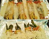Foto del paso 12 de la receta: Canelones rellenos de espárragos verde, pimientos y ajos tiernos