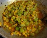 A picture of step 4 of Ridge gourd sabji.