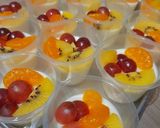 Foto langkah ke 2 dari resep 46.2023. Silky Fruit Pudding (15 cup uk 150 ml).