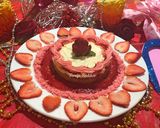 A picture of step 11 of STRAWBERRY CHEESECAKE (Baked).
