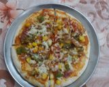 इंस्टेंट चीज़ पिज़्ज़ा (instant cheese pizza recipe in Hindi) रेसिपी चरण 9 फोटो