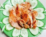 Hình bước làm 2 của món Ức gà áp chảo