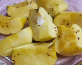 Foto del paso 3 de la receta: Manzanas asadas con crema de queso dulce y canela