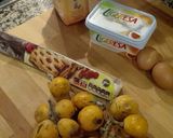 Foto del paso 1 de la receta: Tarta de nísperos con merengue