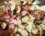 A picture of step 4 of My Mixed Grill Cheesy Pasta.