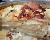 Foto del paso 6 de la receta: Tarta de papa con cebolla, jamón cocido y queso