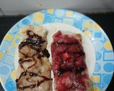 A picture of step 3 of Rice paper and fruit Toffee.