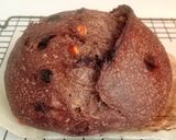 Foto langkah ke 25 dari resep Orange Peel Double Choco Sourdough Bread 72% (Open Bake Method).