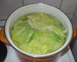 Ancsyka-féle virslis rakott kelkáposzta recept fázis 3 fotója
