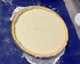 Une image de l'étape 10 de Tarte aux bananes, citron et mascarpone.
