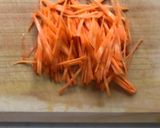 A picture of step 1 of Carrot and orange "Amazake" salad.Sugar free.