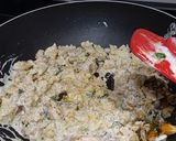 Foto del paso 5 de la receta: Macarrones al coliflor, champiñones y crema de trufa