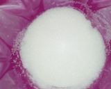 A picture of step 1 of Semovita cake.