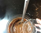 A picture of step 12 of Eggless Chocolate marble cake.