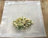 A picture of step 3 of Chicken Spring Rolls.