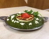A picture of step 5 of Palak paneer.