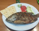 A picture of step 5 of Fried Mojarra.