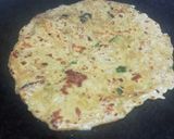 A picture of step 4 of Dudhi Thepla.