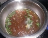 A picture of step 2 of Jaggery kadha.