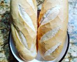 Hình bước làm 4 của món Bò áp chảo phô mai ăn với bánh mì
