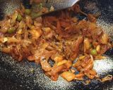 A picture of step 4 of Green Peas Curry.