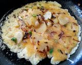 A picture of step 9 of Spanish Omelette (made by Indian).