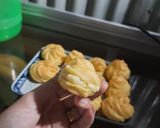 Hình bước làm 11 của món Bánh su kem vị custard & vị matcha