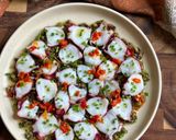 A picture of step 5 of Octopus Carpaccio.
