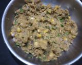 A picture of step 3 of Corn kabab.
