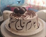 عکس مرحله 2 از دستور کیک تولد بدون شیر در فر دستساز 😋😊